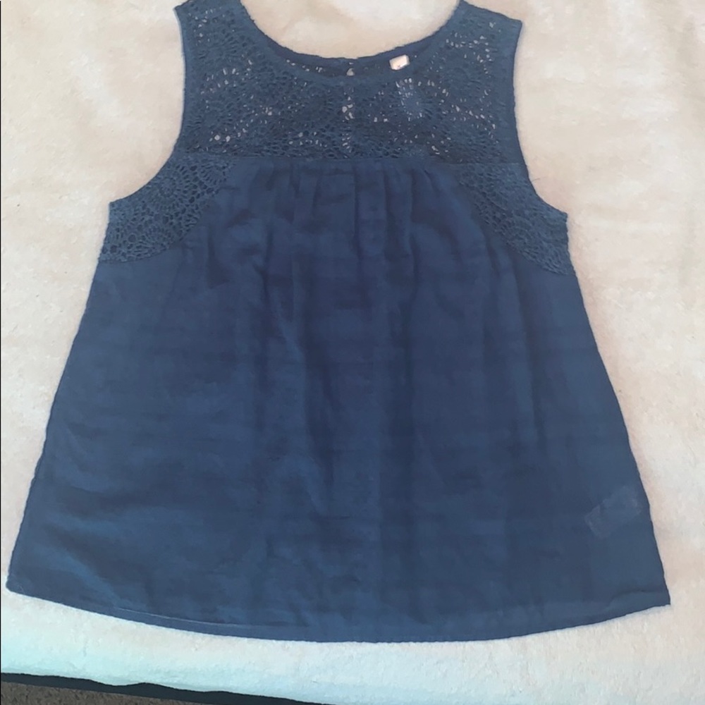 Blue tank top